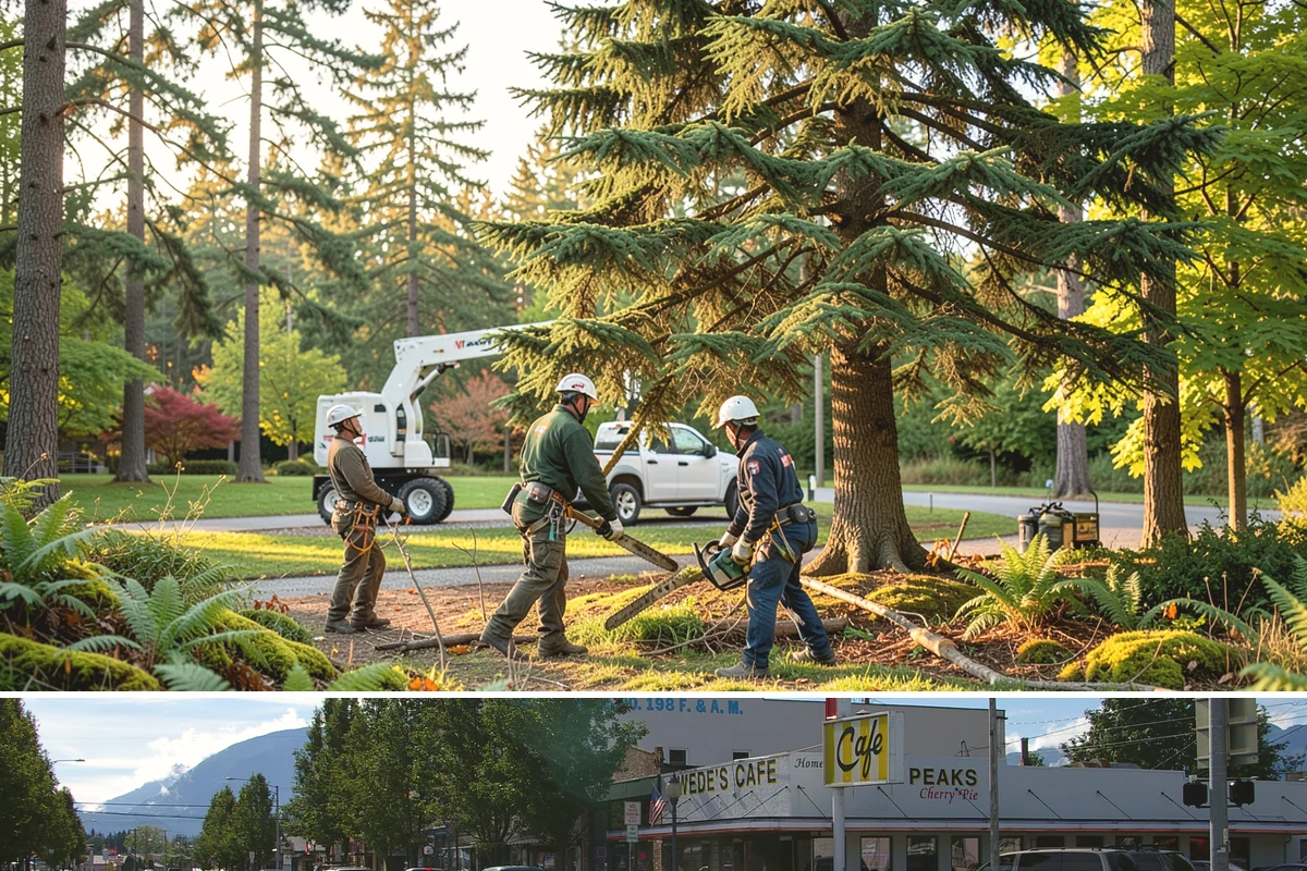 Fence line clearing in North Bend, King County, WA - Work can be performed year-round in the Puget Sound climate but must account for wet or muddy conditions that may complicate...