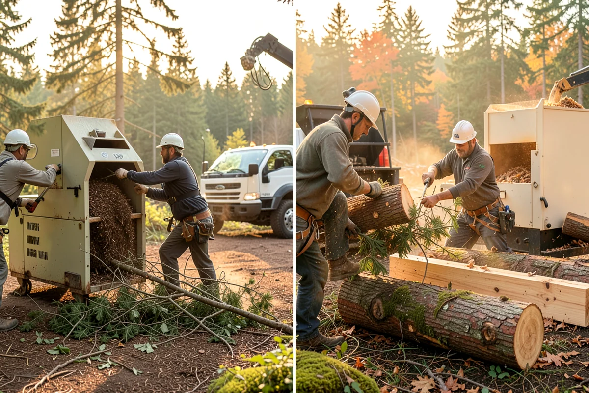 Fence line clearing in Pacific, King County, WA - Assess the site and mark features to protect