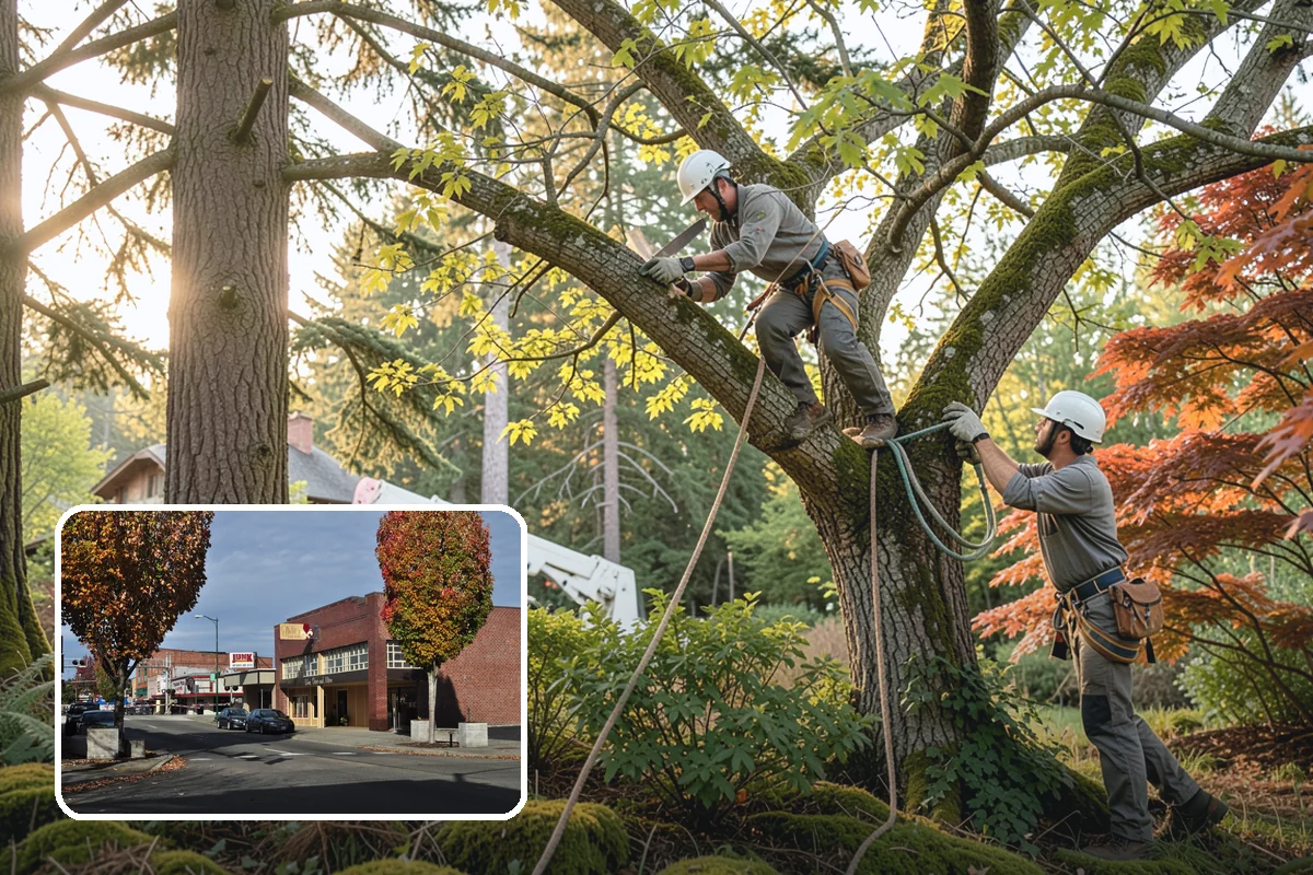Fence line clearing in Puyallup, Pierce County, WA - Improves access and usability of a site
