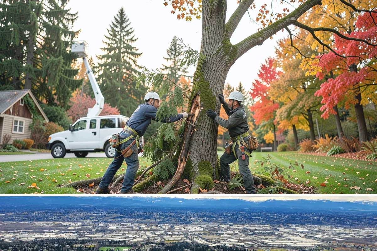 Fence line clearing in SeaTac, King County, WA - Work can be performed year-round in the Puget Sound climate but must account for wet or muddy conditions that may complicate...
