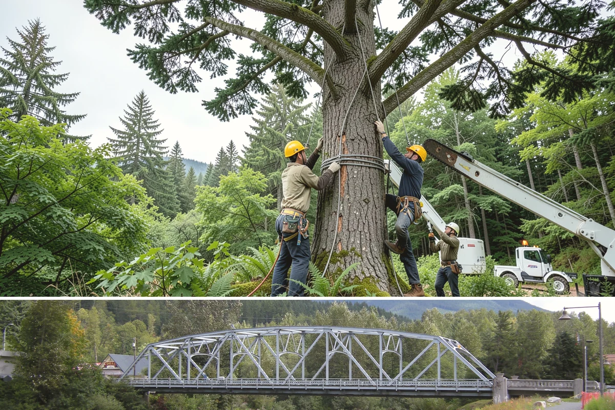 Fence line clearing in Skykomish, King County, WA - Work can be performed year-round in the Puget Sound climate but must account for wet or muddy conditions that may complicate...