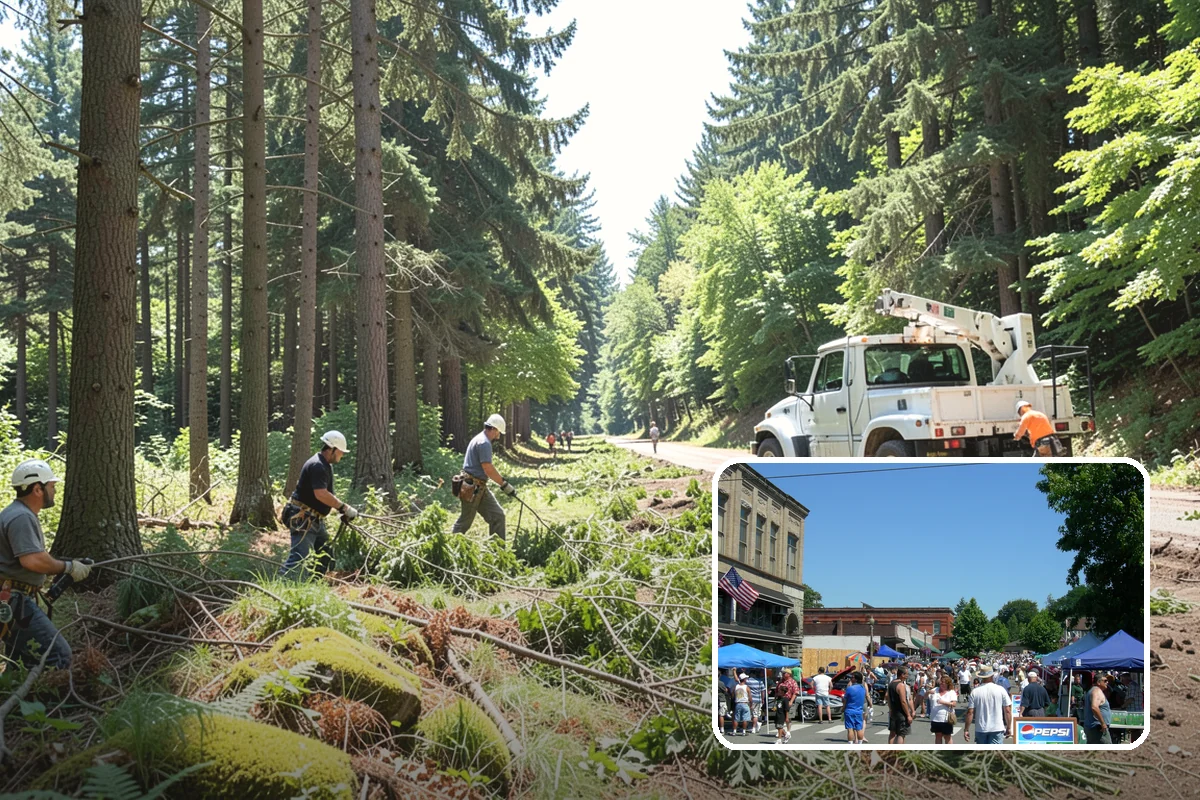 Fence line clearing in Snohomish, Snohomish County, WA - Improves access and usability of a site