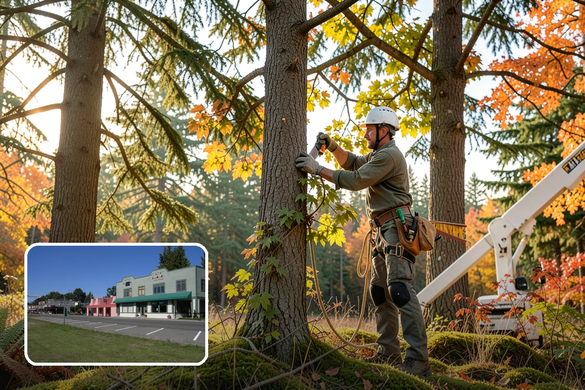Fence line clearing in Snoqualmie, King County, WA - Improves access and usability of a site