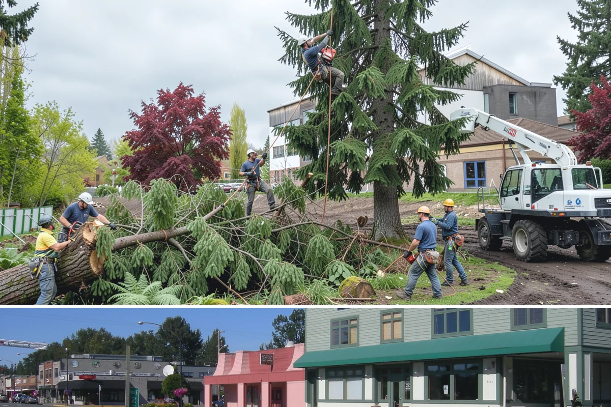 Fence line clearing in Snoqualmie, King County, WA - Work can be performed year-round in the Puget Sound climate but must account for wet or muddy conditions that may complicate...
