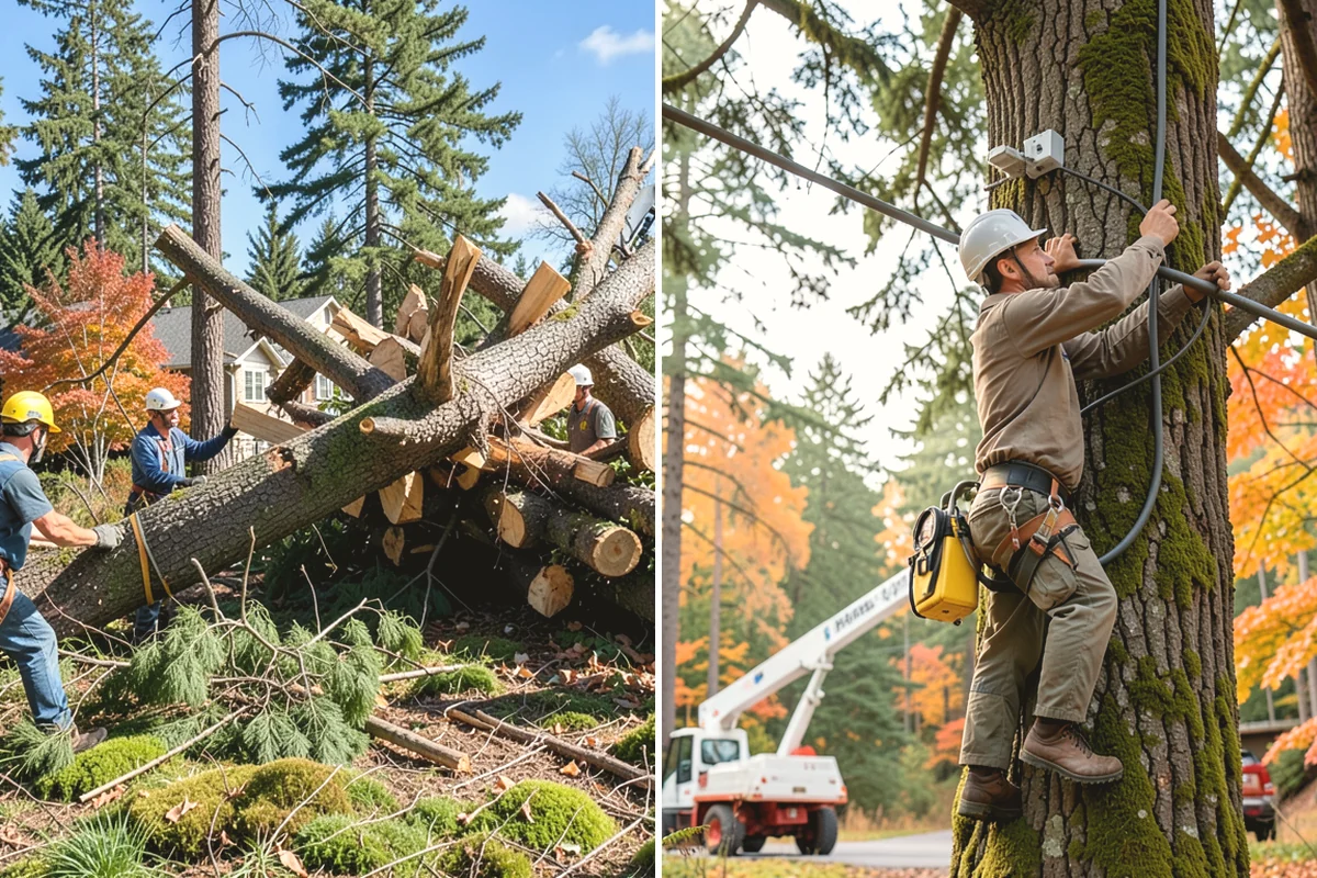 Firewood cutting and delivery in Black Diamond, King County, WA - Sort material by type and size