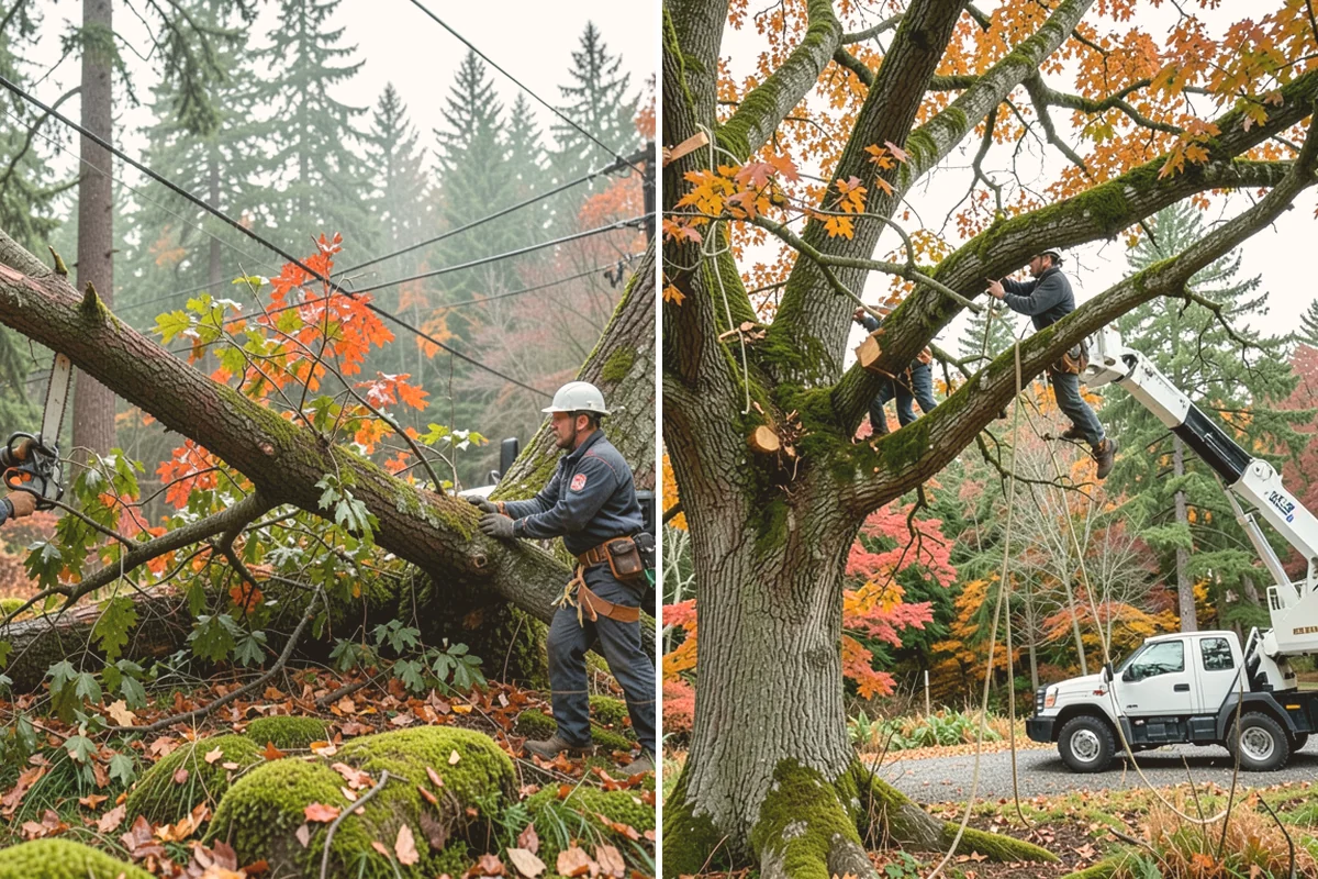 Firewood cutting and delivery in Bothell, King County, WA - Sort material by type and size
