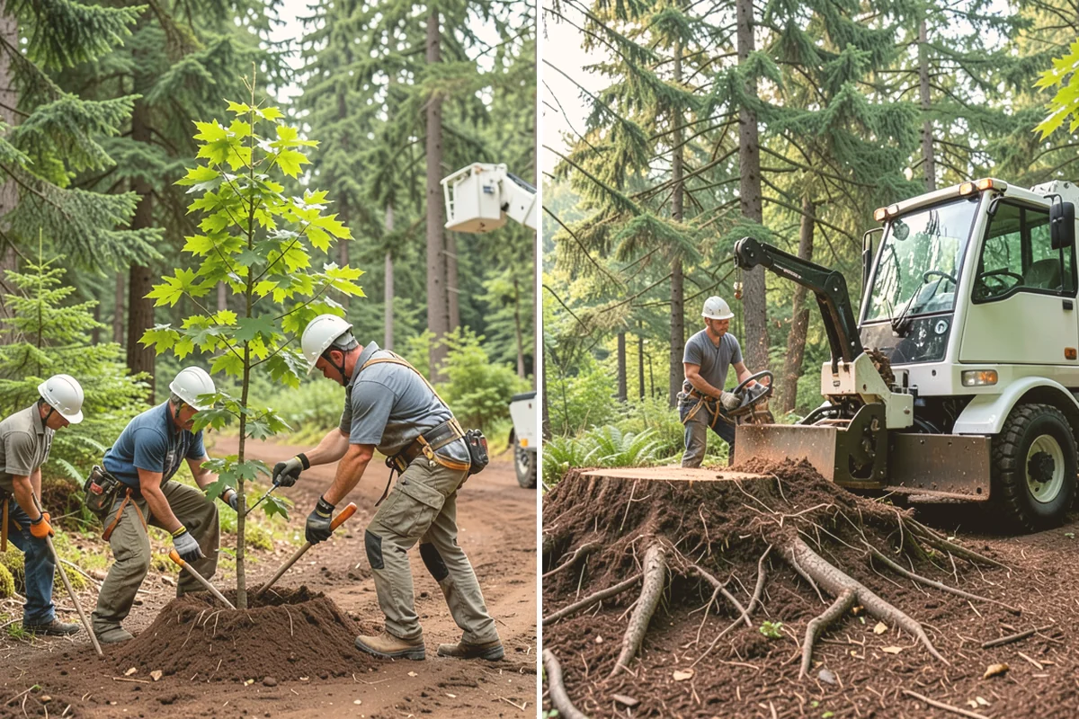 Firewood cutting and delivery in Brier, Snohomish County, WA - Sort material by type and size