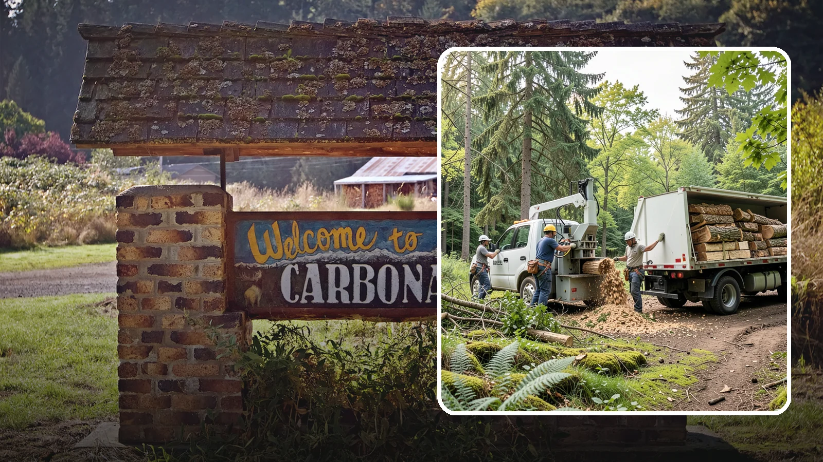 Firewood cutting and delivery in Carbonado, Pierce County, WA - The cutting of logs into firewood and its delivery.