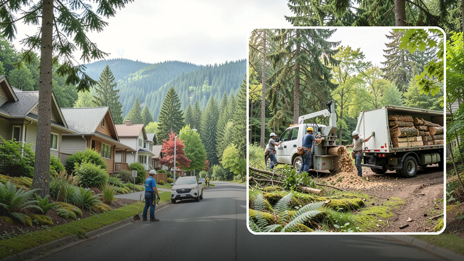 Firewood cutting and delivery in Darrington, Snohomish County, WA - The cutting of logs into firewood and its delivery.
