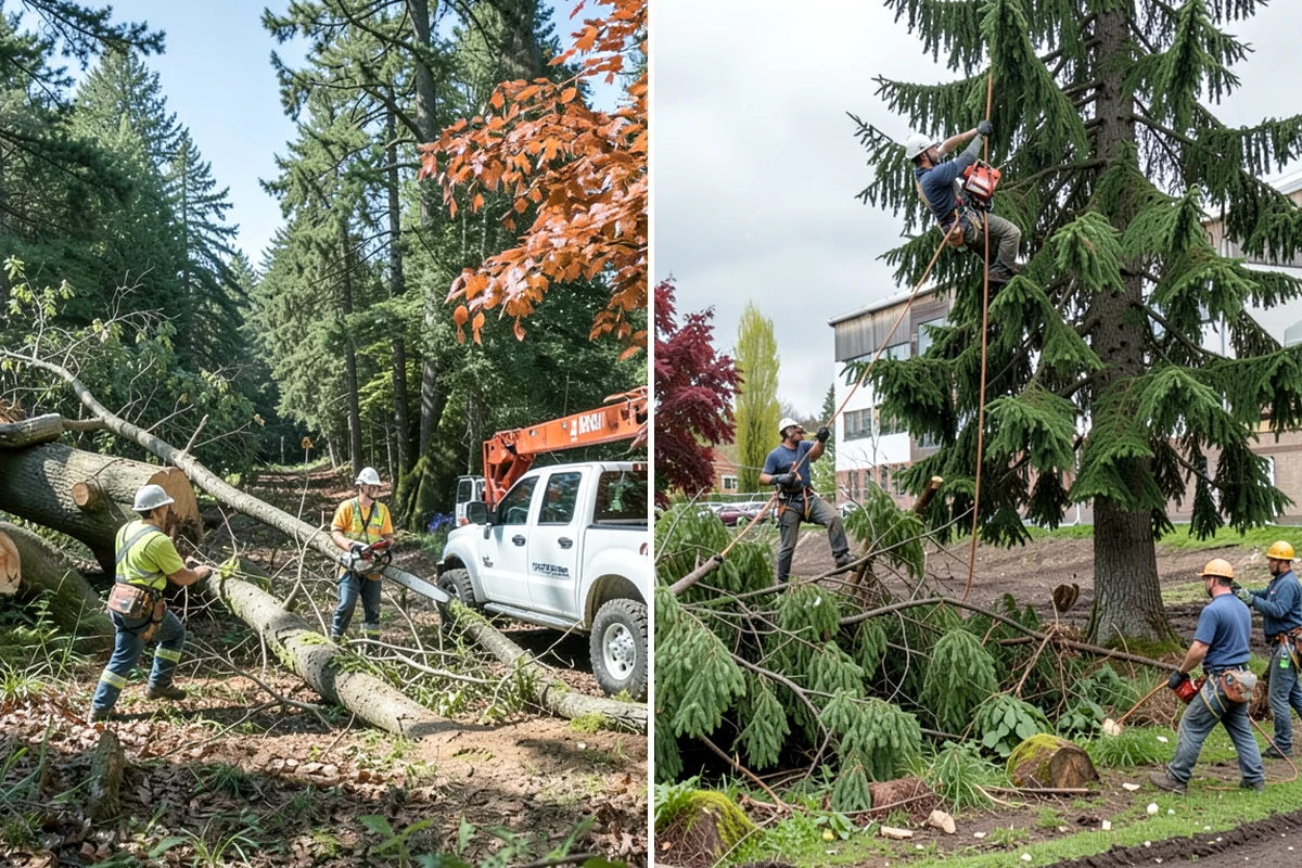 Firewood cutting and delivery in DuPont, Pierce County, WA - Sort material by type and size