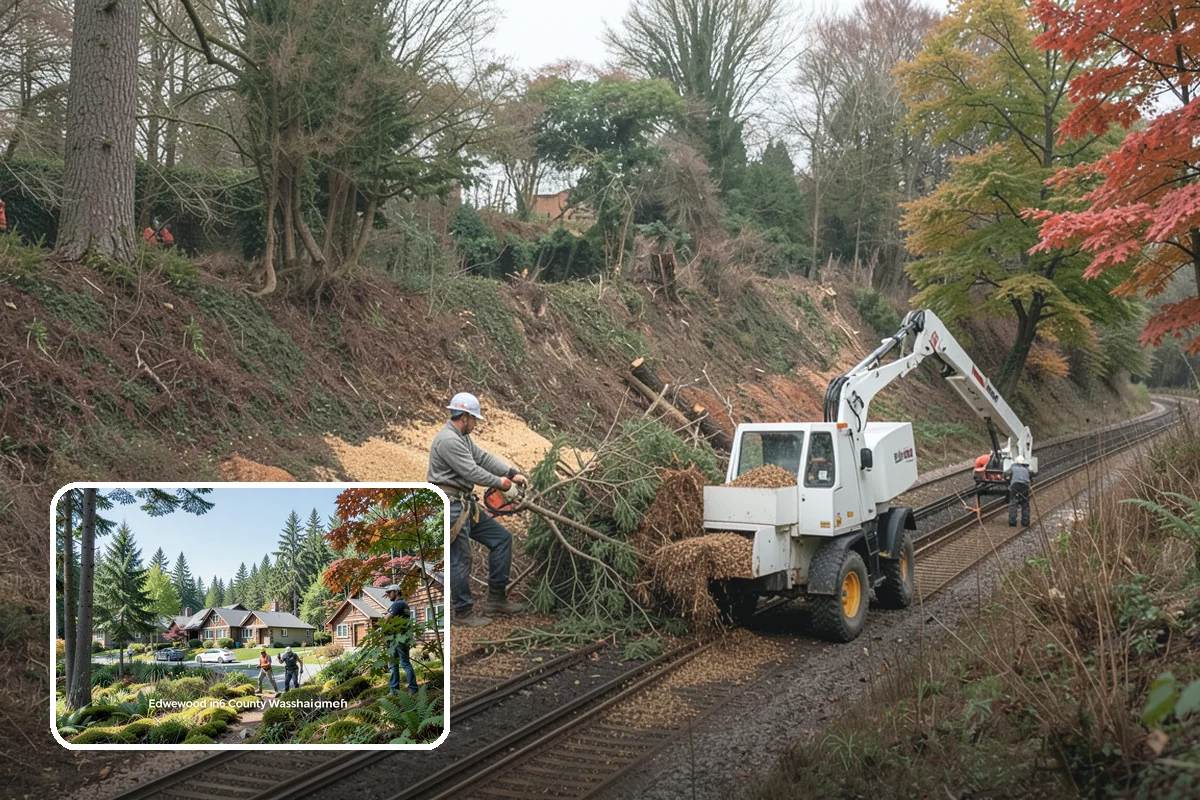 Firewood cutting and delivery in Edgewood, Pierce County, WA - Turns removed wood and debris into usable products