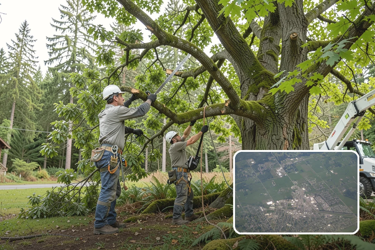 Firewood cutting and delivery in Enumclaw, King County, WA - Turns removed wood and debris into usable products