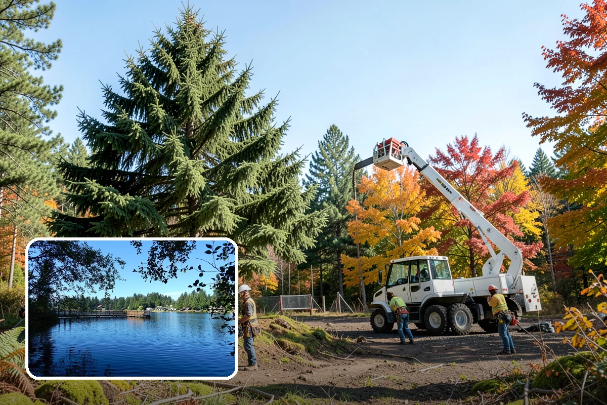 Firewood cutting and delivery in Federal Way, King County, WA - Turns removed wood and debris into usable products