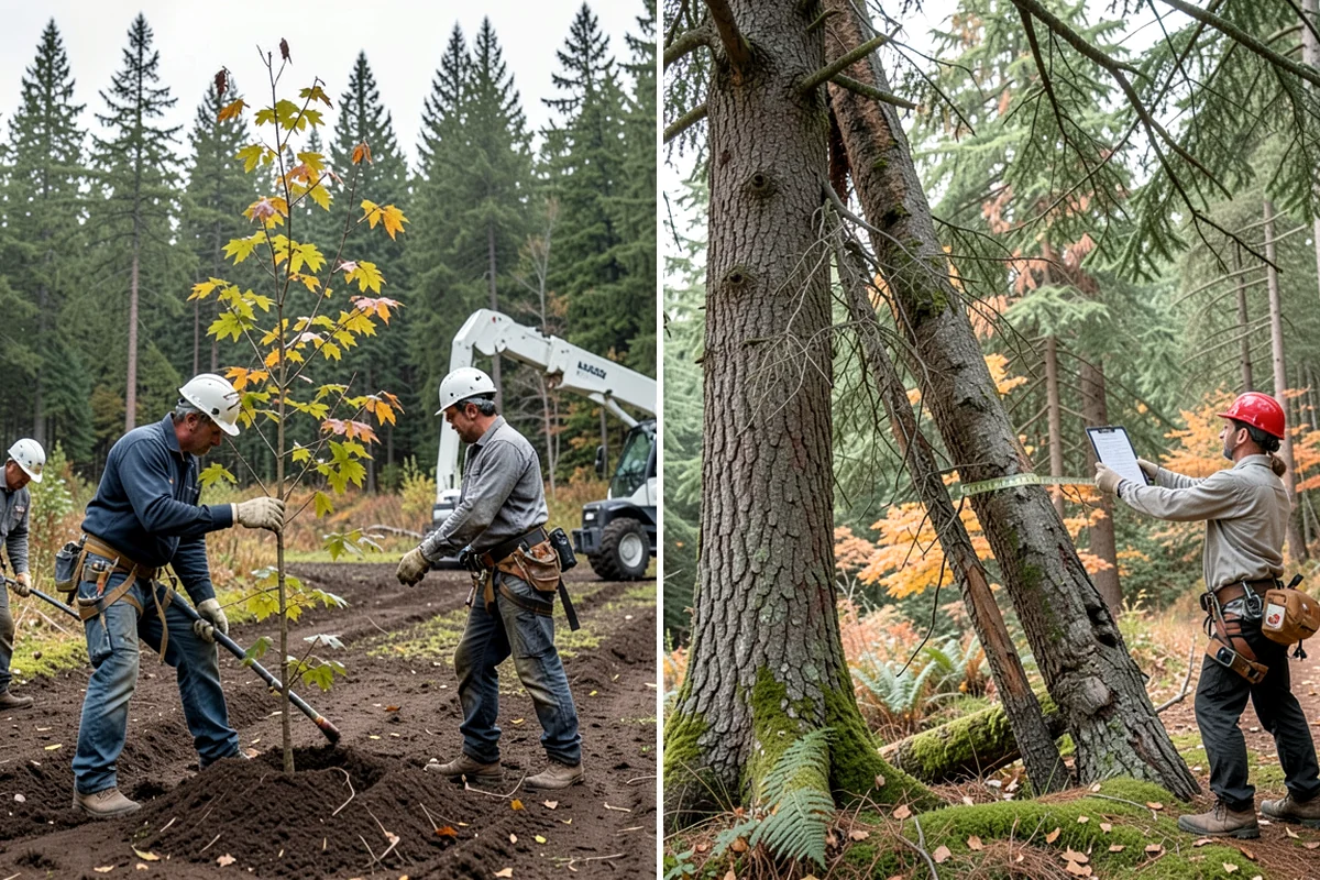 Firewood cutting and delivery in Federal Way, King County, WA - Sort material by type and size