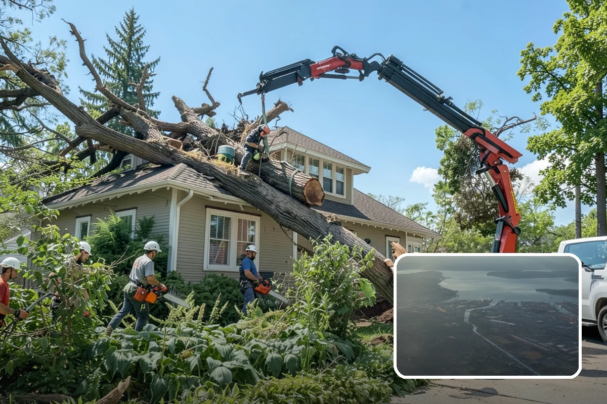 Firewood cutting and delivery in Fife, Pierce County, WA - Turns removed wood and debris into usable products