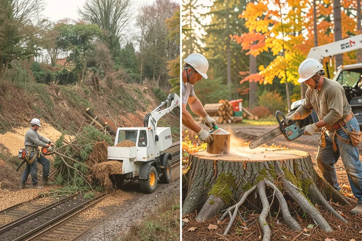 Firewood cutting and delivery in Fife, Pierce County, WA - Sort material by type and size