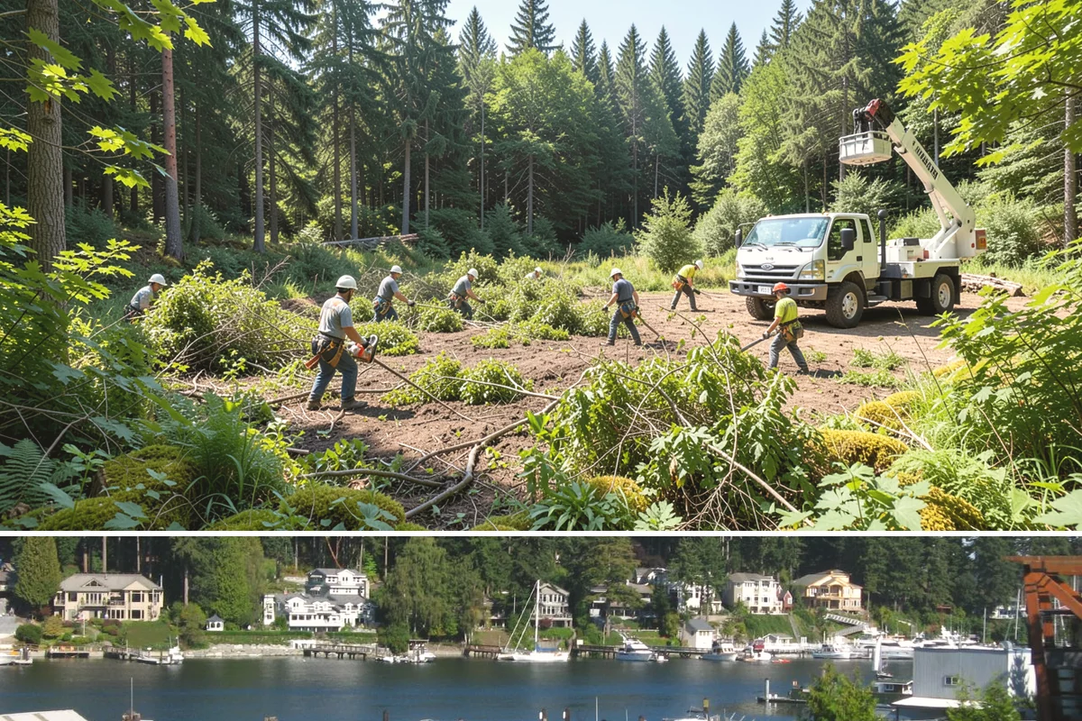 Firewood cutting and delivery in Gig Harbor, Pierce County, WA - This service should account for seasonal moisture variations that impact how quickly wood seasons properly before delivery.