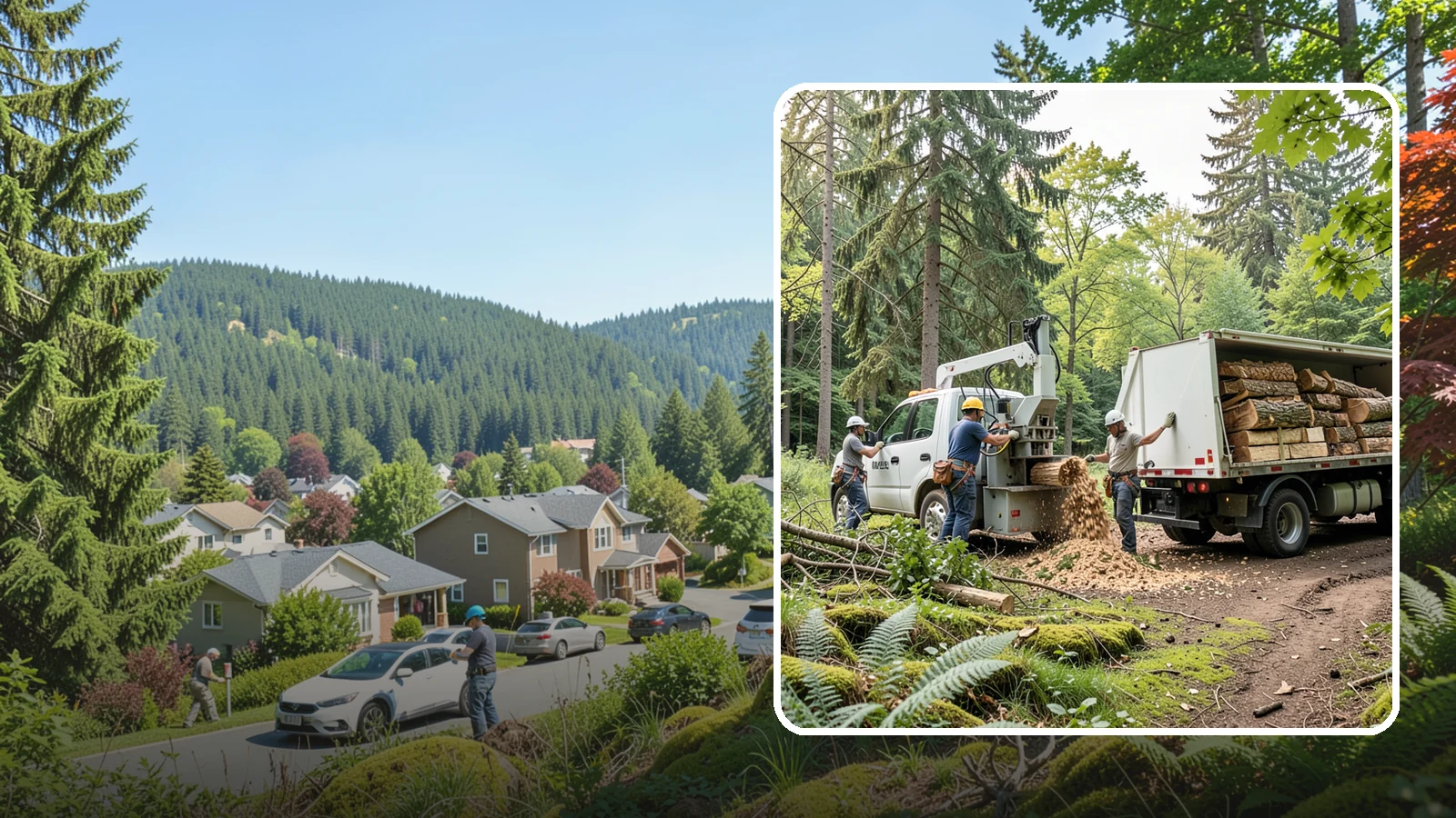 Firewood cutting and delivery in Index, Snohomish County, WA - The cutting of logs into firewood and its delivery.