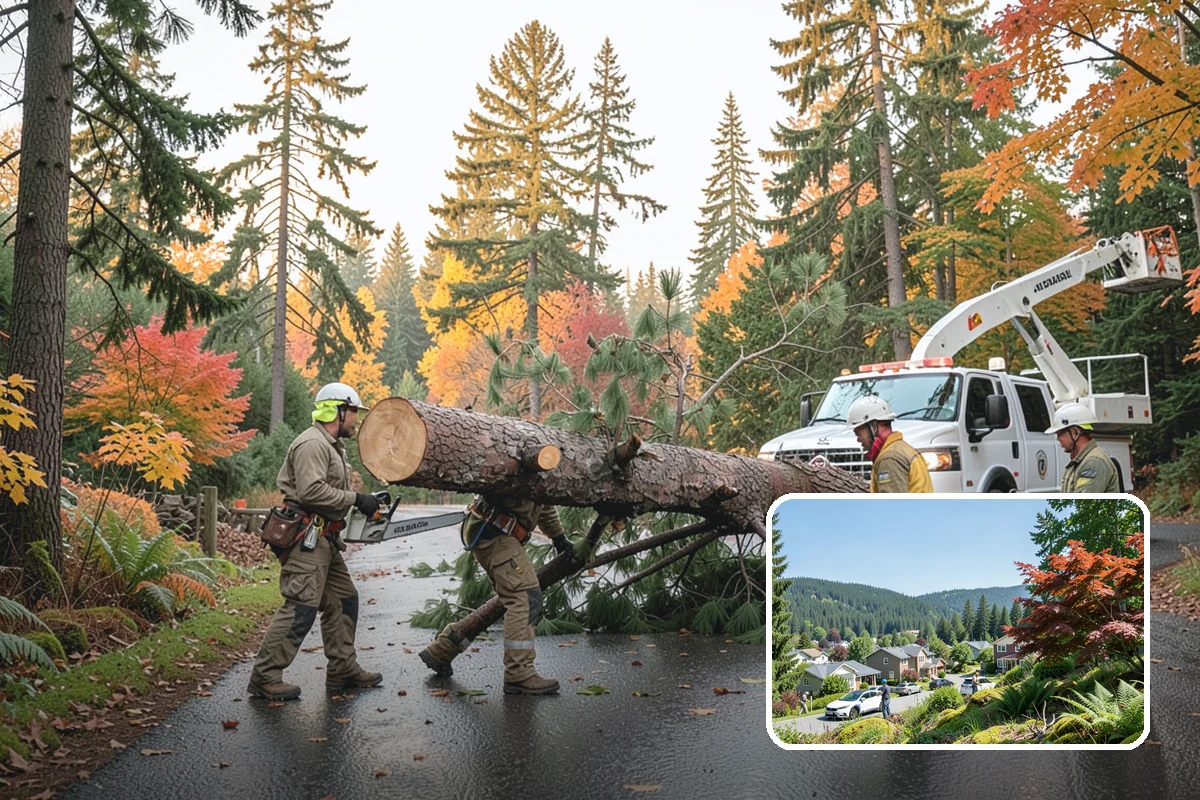 Firewood cutting and delivery in Index, Snohomish County, WA - Turns removed wood and debris into usable products