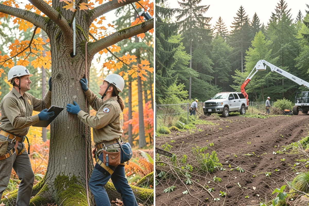 Firewood cutting and delivery in Issaquah, King County, WA - Sort material by type and size