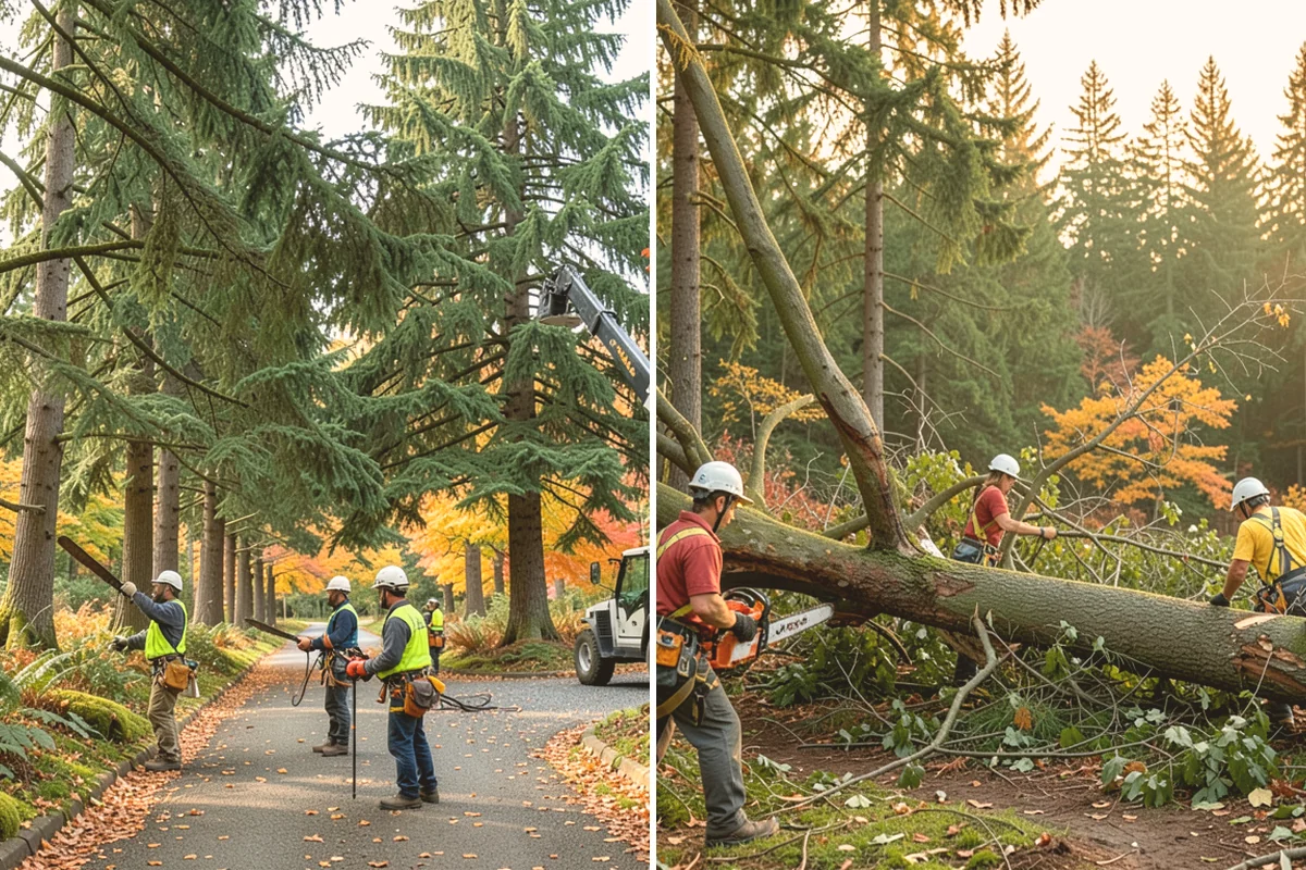 Firewood cutting and delivery in Kent, King County, WA - Sort material by type and size