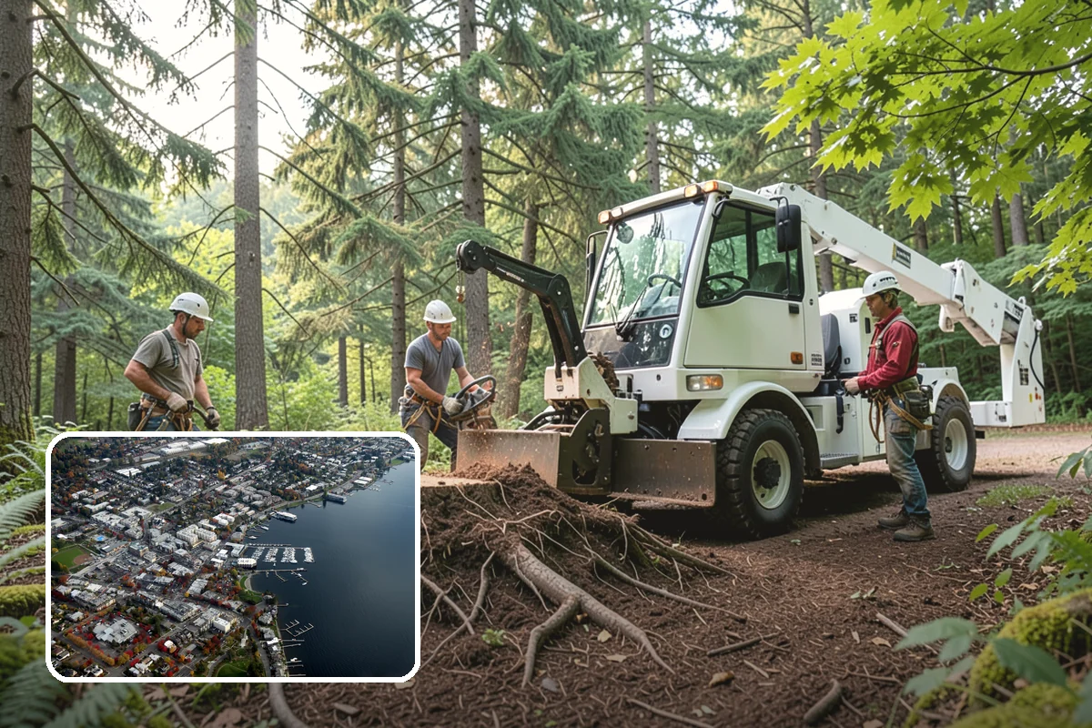 Firewood cutting and delivery in Kirkland, King County, WA - Turns removed wood and debris into usable products