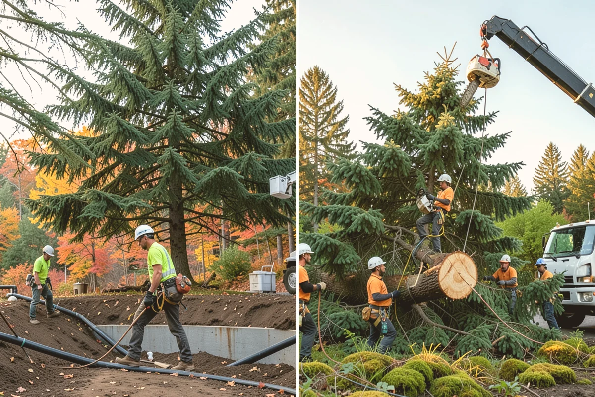 Firewood cutting and delivery in Kirkland, King County, WA - Sort material by type and size