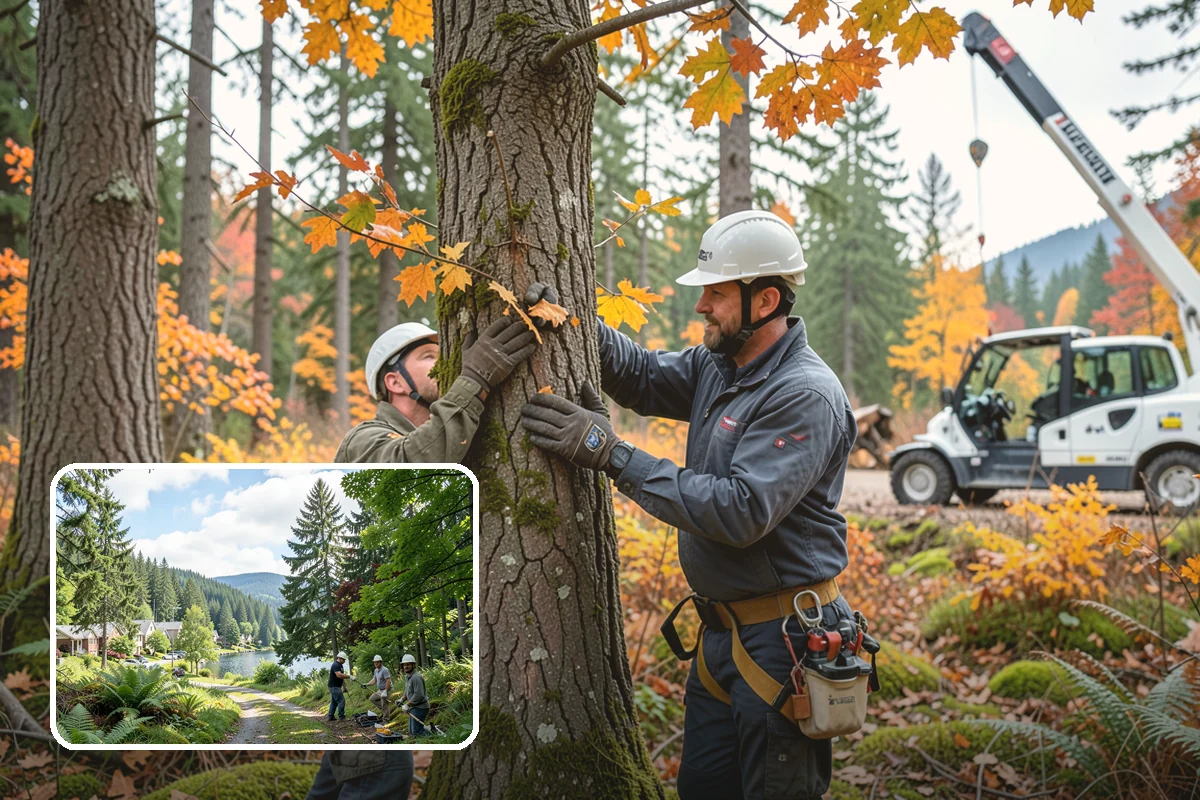 Firewood cutting and delivery in Lake Forest Park, King County, WA - Turns removed wood and debris into usable products