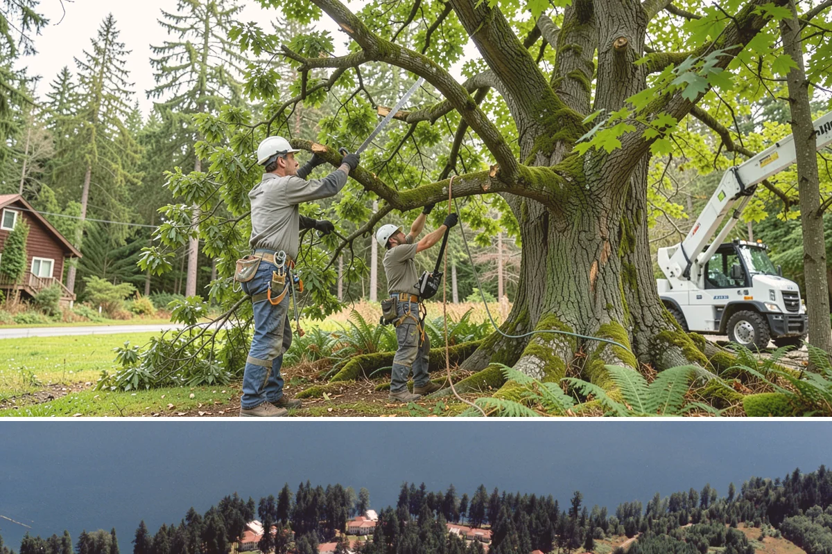 Firewood cutting and delivery in Lakewood, Pierce County, WA - This service should account for seasonal moisture variations that impact how quickly wood seasons properly before delivery.