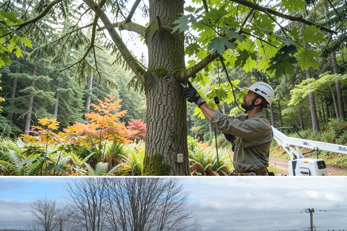 Firewood cutting and delivery in Langley, Island County, WA - This service should account for seasonal moisture variations that impact how quickly wood seasons properly before delivery.