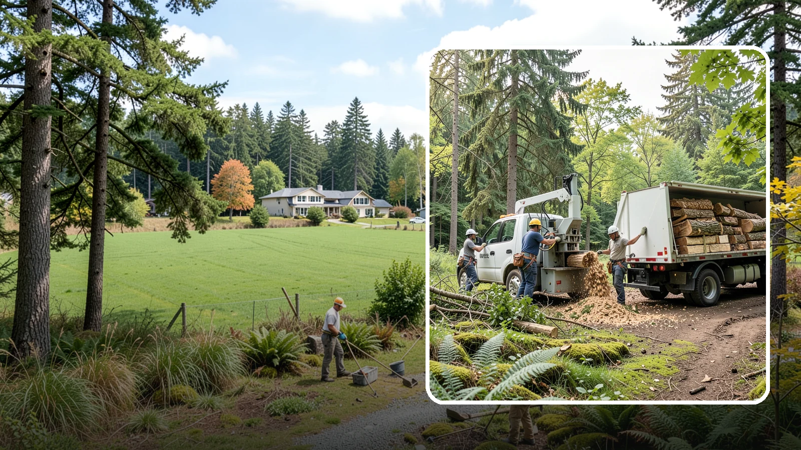 Firewood cutting and delivery in Lyman, Skagit County, WA - The cutting of logs into firewood and its delivery.