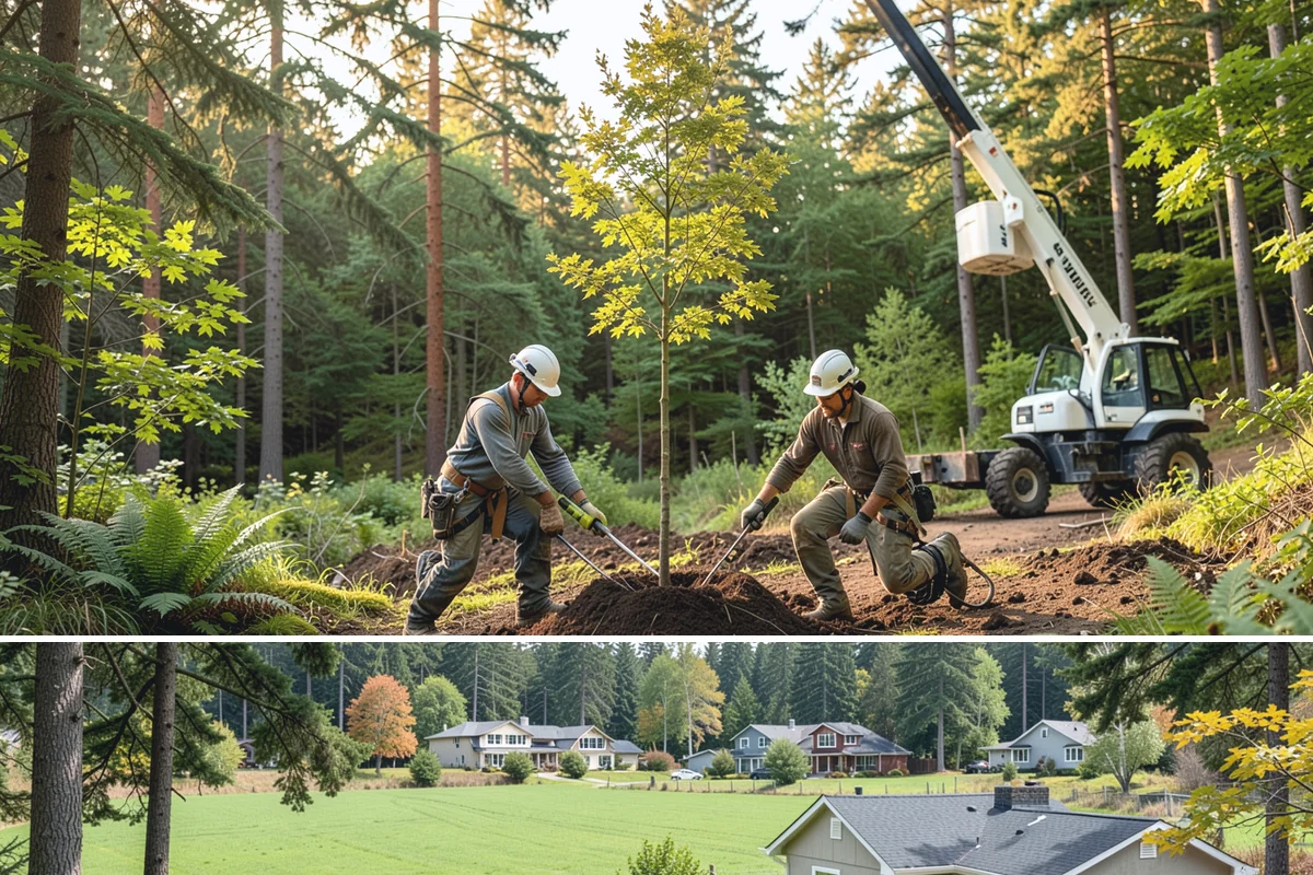 Firewood cutting and delivery in Lyman, Skagit County, WA - This service should account for seasonal moisture variations that impact how quickly wood seasons properly before delivery.