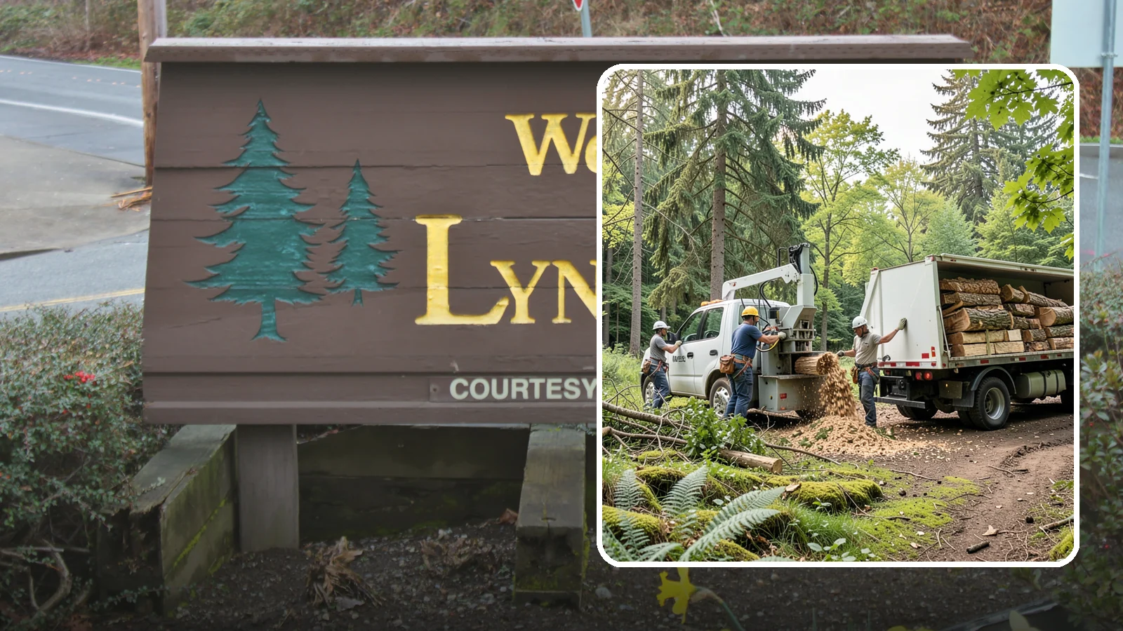 Firewood cutting and delivery in Lynnwood, Snohomish County, WA - The cutting of logs into firewood and its delivery.