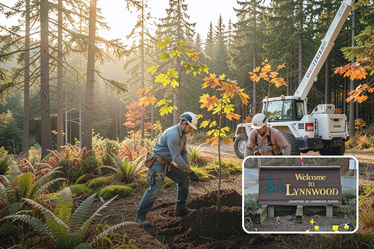 Firewood cutting and delivery in Lynnwood, Snohomish County, WA - Turns removed wood and debris into usable products