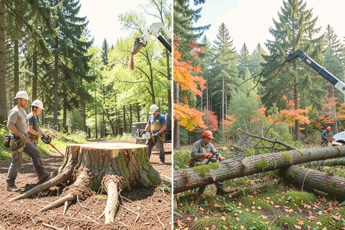Firewood cutting and delivery in Lynnwood, Snohomish County, WA - Sort material by type and size