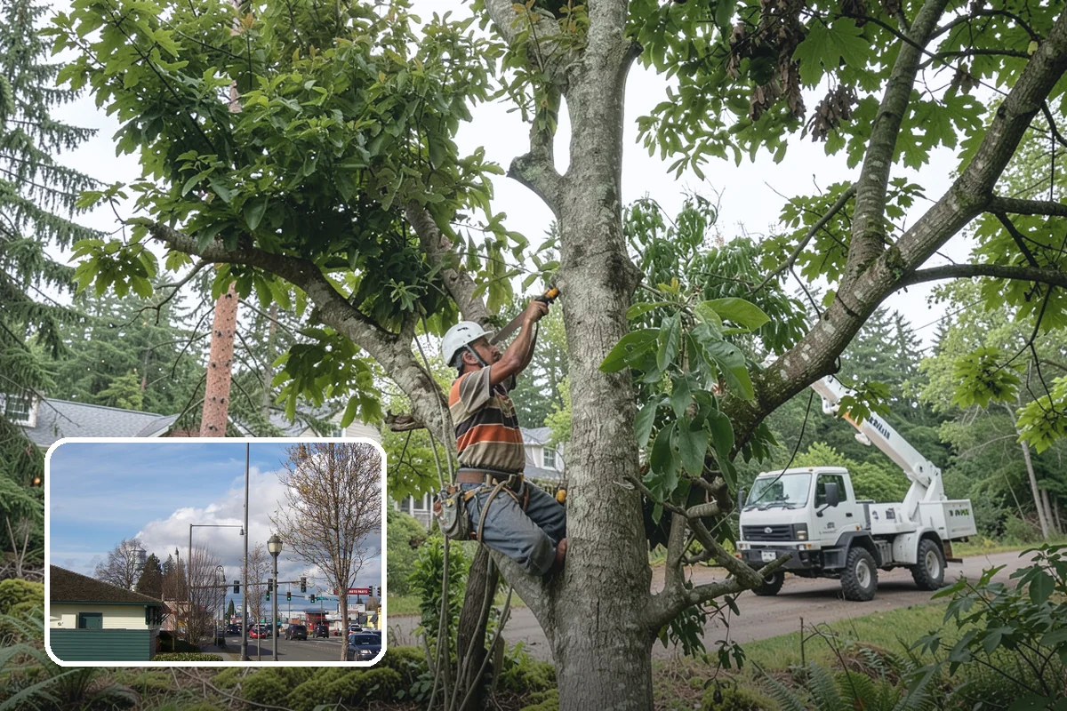 Firewood cutting and delivery in Marysville, Snohomish County, WA - Turns removed wood and debris into usable products