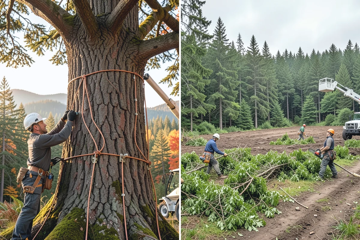 Firewood cutting and delivery in Medina, King County, WA - Sort material by type and size