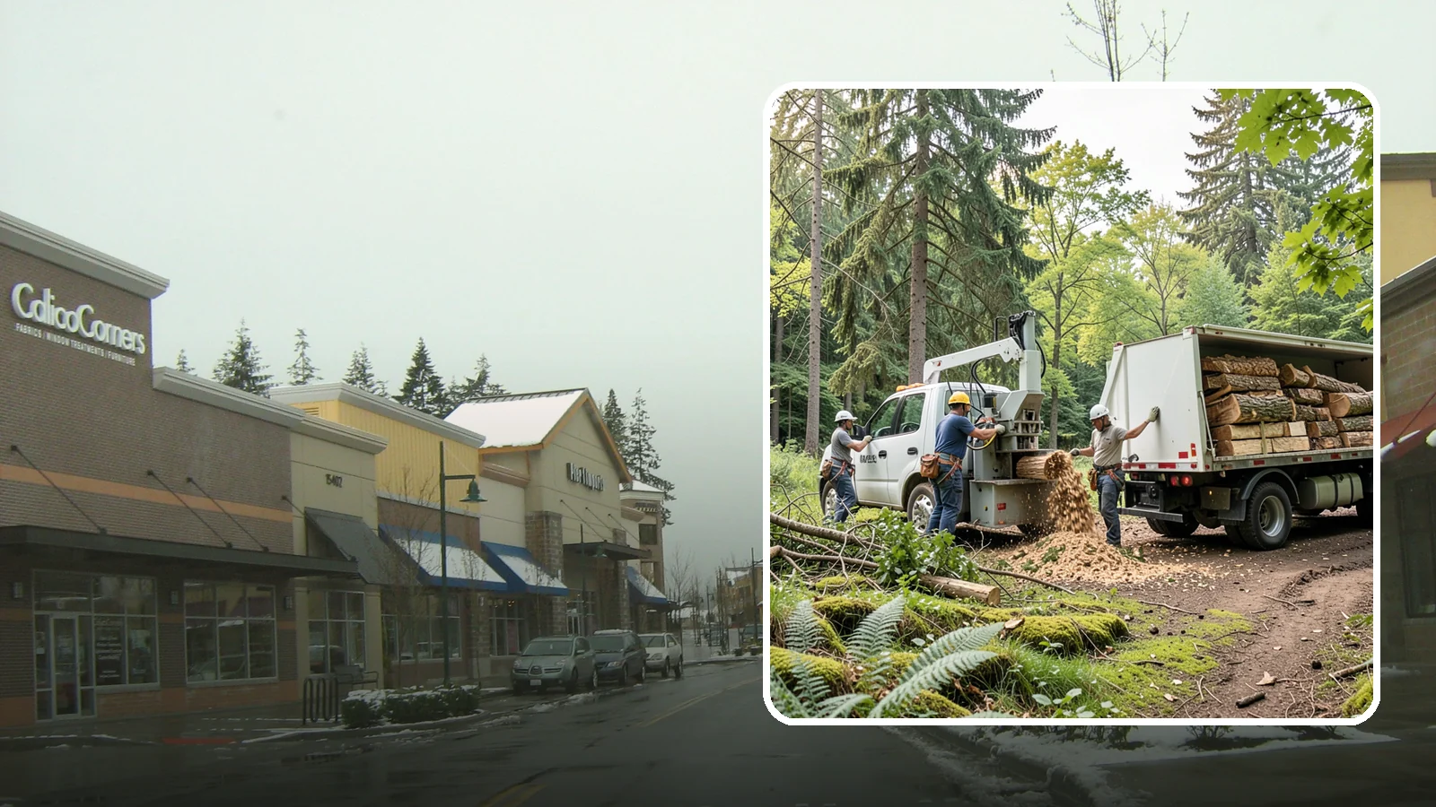 Firewood cutting and delivery in Mill Creek, Snohomish County, WA - The cutting of logs into firewood and its delivery.