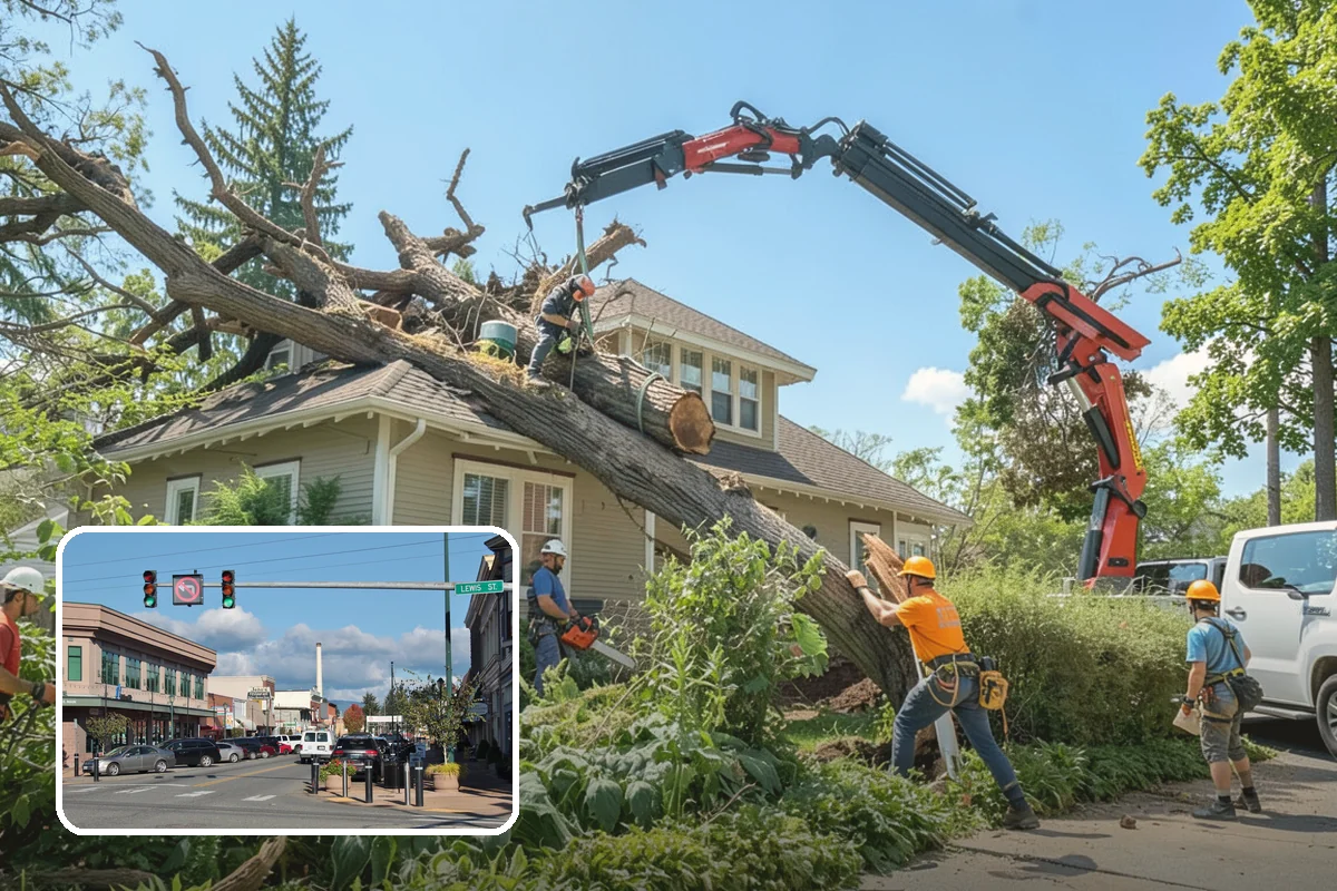 Firewood cutting and delivery in Monroe, Snohomish County, WA - Turns removed wood and debris into usable products