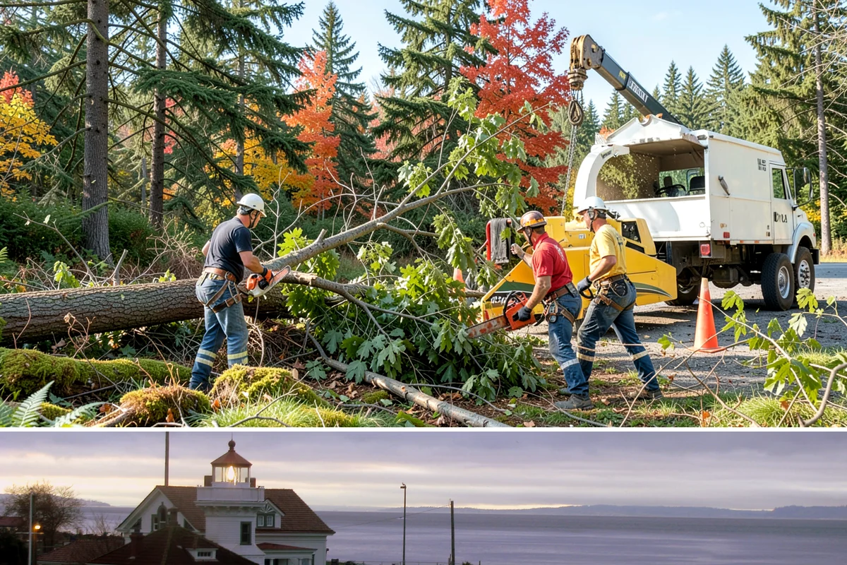 Firewood cutting and delivery in Mukilteo, Snohomish County, WA - This service should account for seasonal moisture variations that impact how quickly wood seasons properly before delivery.