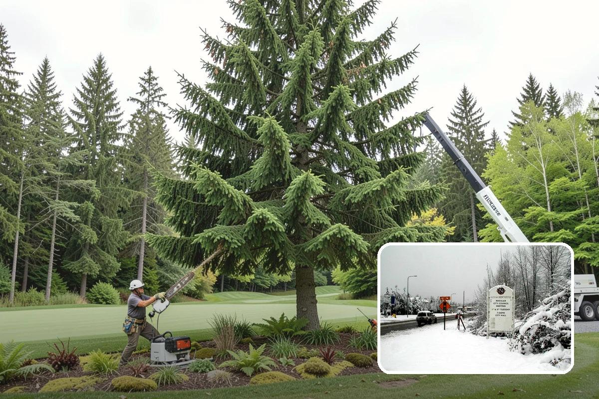 Firewood cutting and delivery in Newcastle, King County, WA - Turns removed wood and debris into usable products