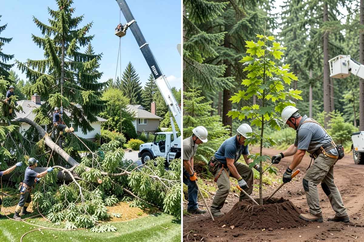 Firewood cutting and delivery in Pacific, King County, WA - Sort material by type and size