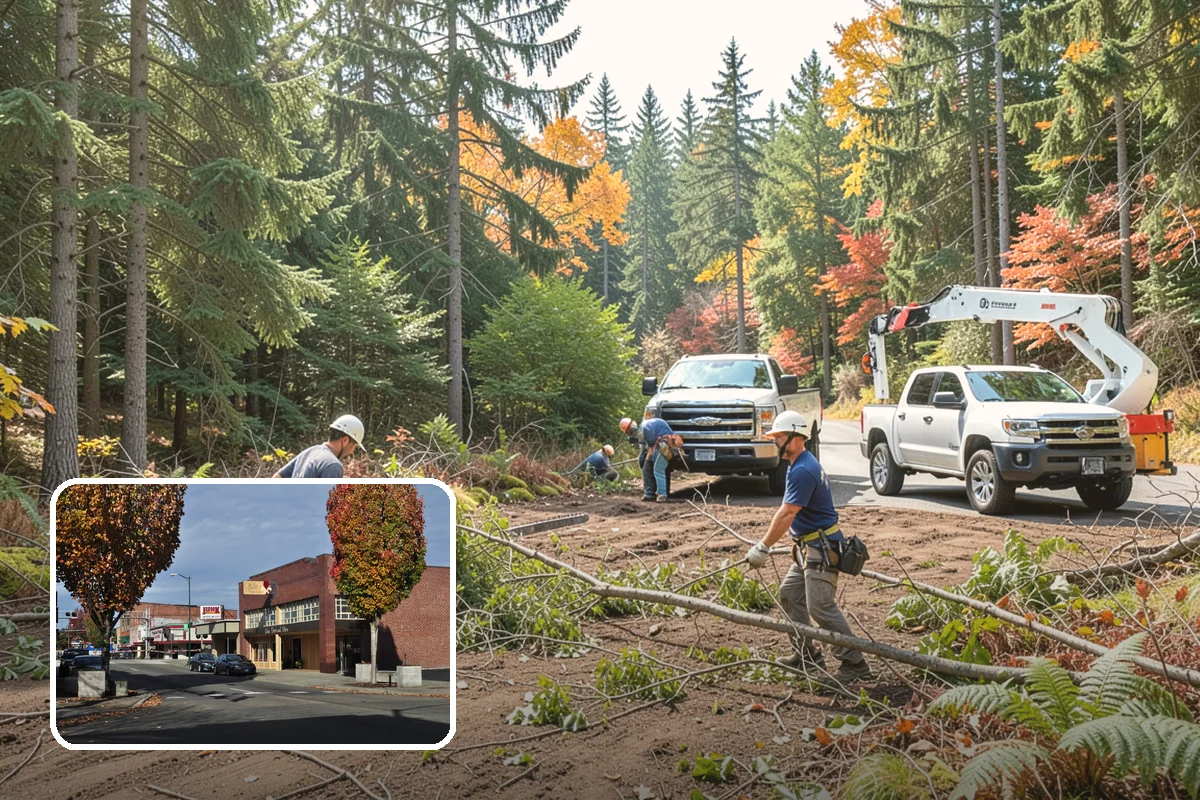 Firewood cutting and delivery in Puyallup, Pierce County, WA - Turns removed wood and debris into usable products