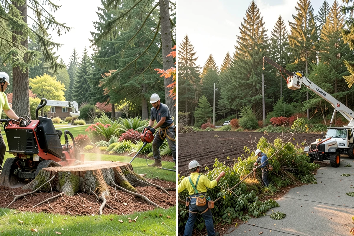 Firewood cutting and delivery in Puyallup, Pierce County, WA - Sort material by type and size