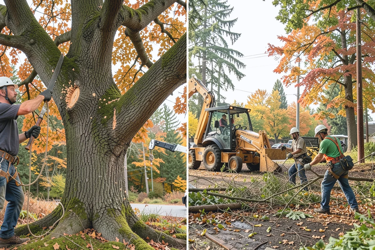 Firewood cutting and delivery in Renton, King County, WA - Sort material by type and size