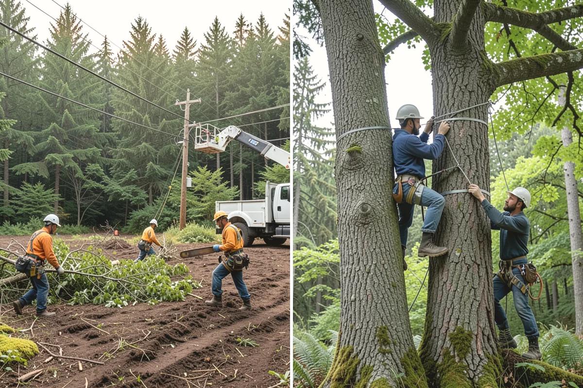 Firewood cutting and delivery in Ruston, Pierce County, WA - Sort material by type and size