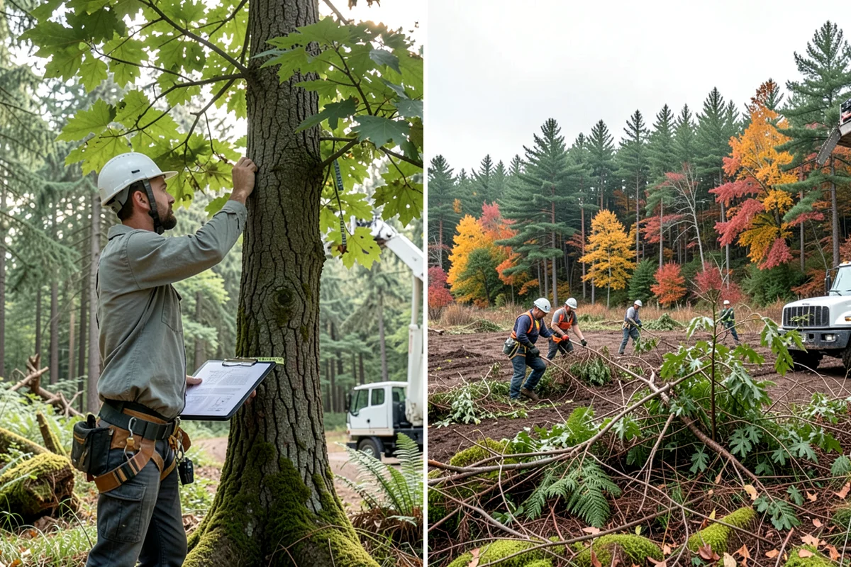 Firewood cutting and delivery in Shoreline, King County, WA - Sort material by type and size