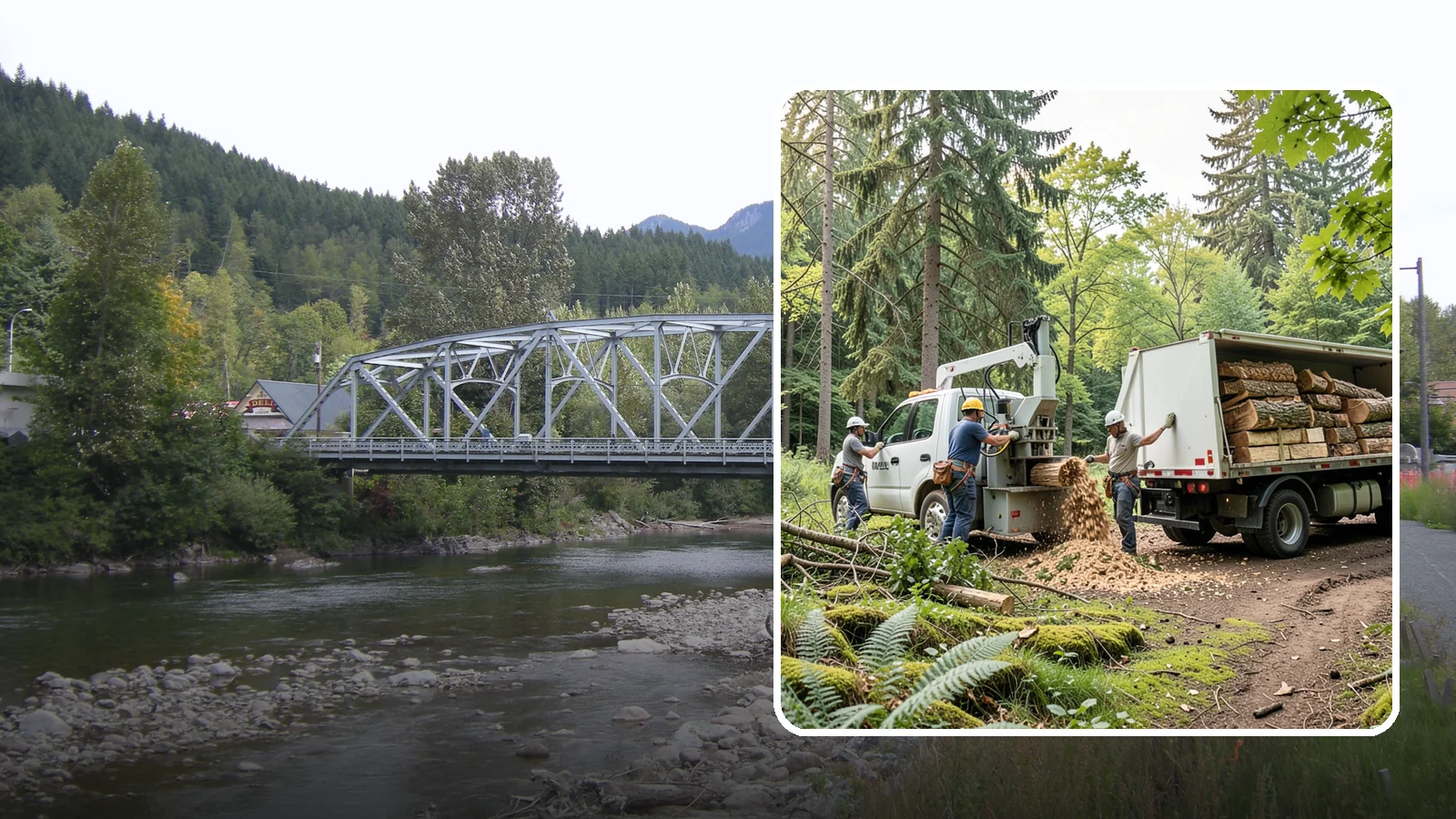 Firewood cutting and delivery in Skykomish, King County, WA - The cutting of logs into firewood and its delivery.