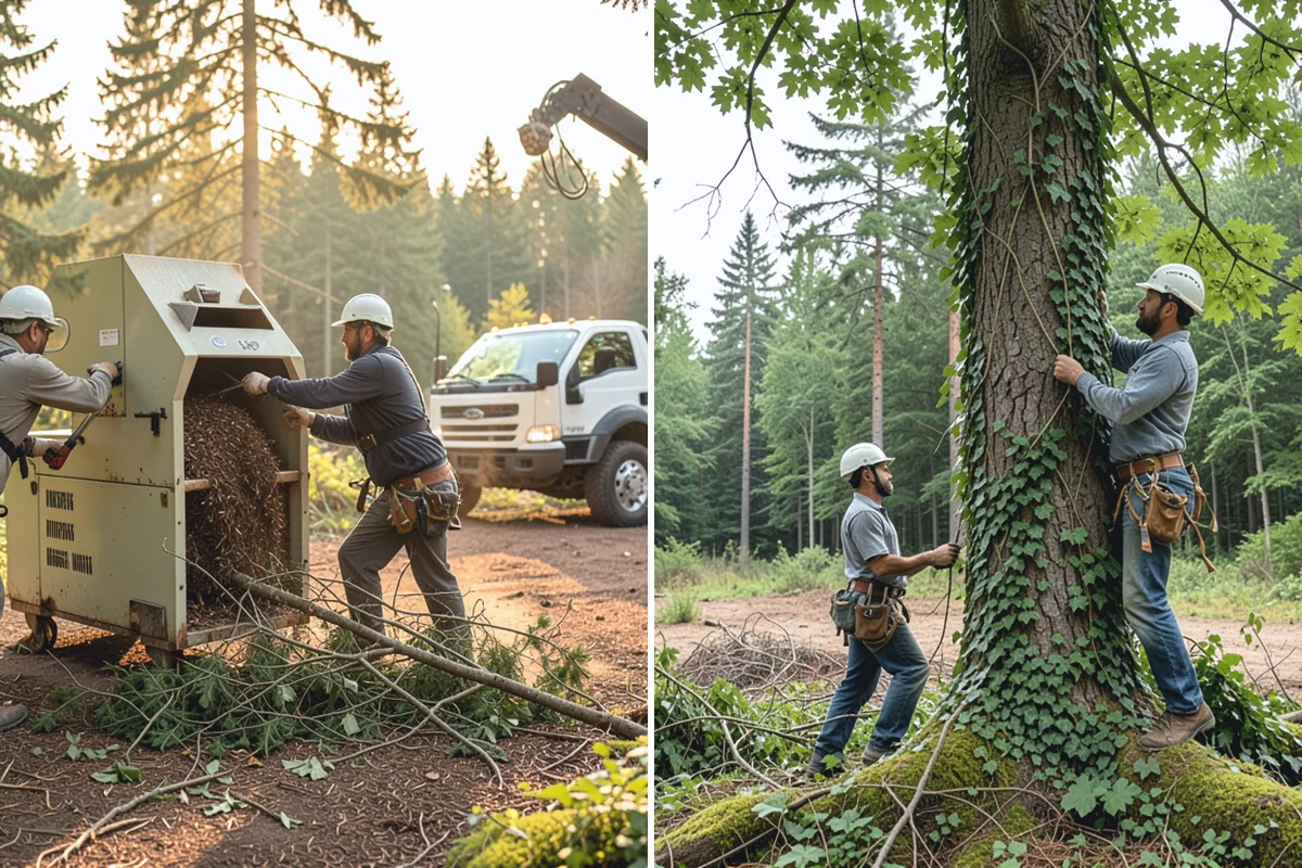 Firewood cutting and delivery in Skykomish, King County, WA - Sort material by type and size