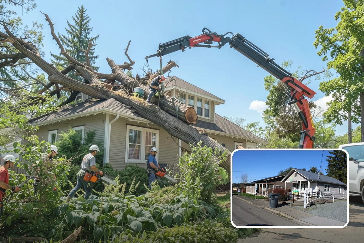 Firewood cutting and delivery in South Prairie, Pierce County, WA - Turns removed wood and debris into usable products